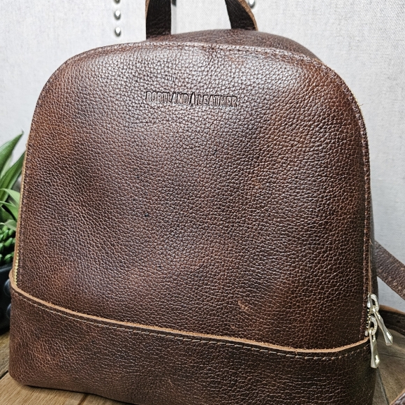 Portland Leather Goods Rue Convertible Backpack Coldbrew